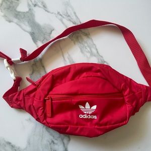 Red adidas Fanny Pack bag
